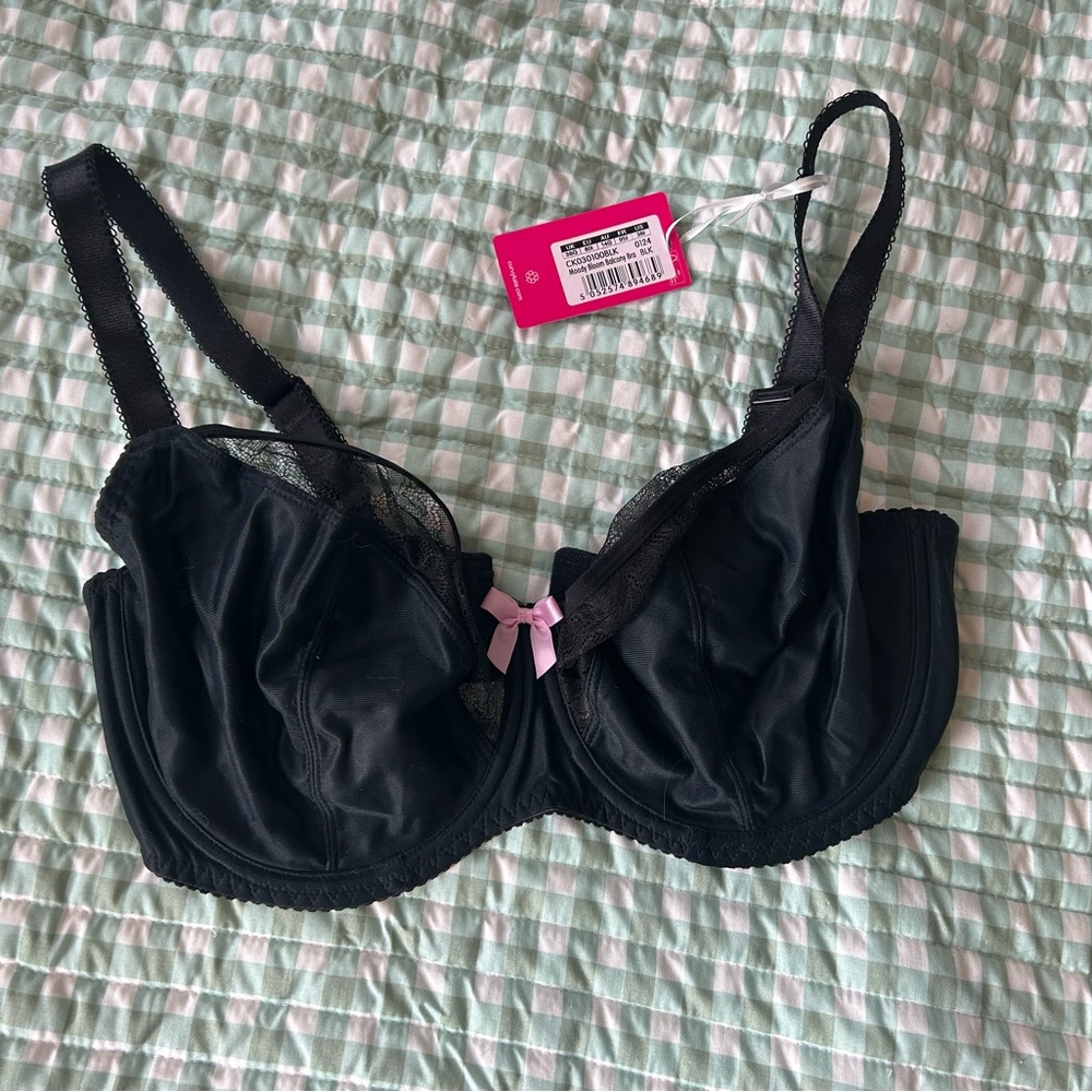 Curvy Kate Black Underwire Bra with Adjustable Straps 36G/36i